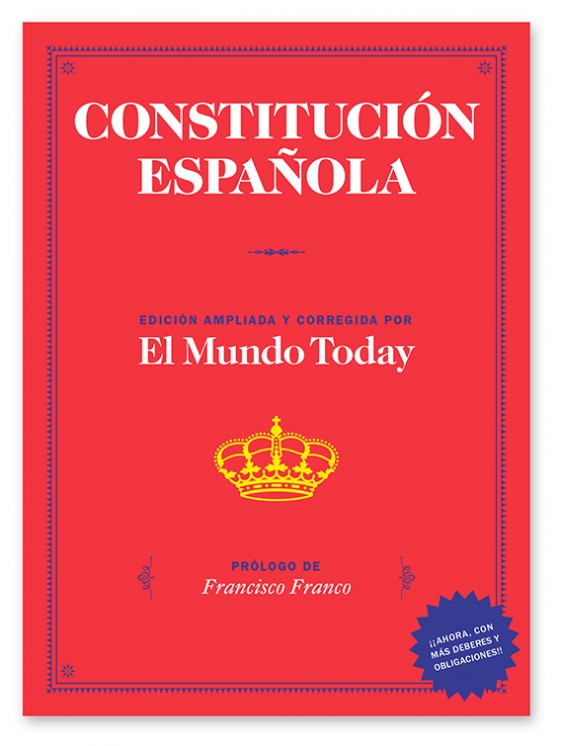 La Constitución Española. El Mundo Today. Envío Gratis